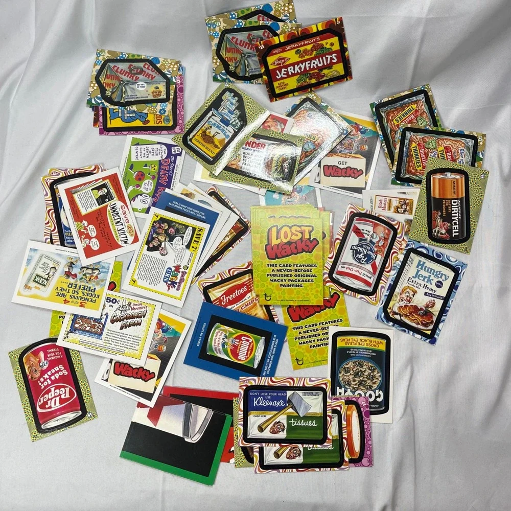 Topps‎ Wacky Packages 2008 Series 1 Trading Card Sticker Lot Lost Wacky Parody